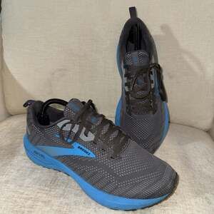 Brooks Revel 6 Men's Running Shoes Size 9 Grey/Blue 1103981D066